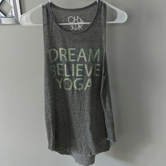 Chaser Dream Believe Yoga Tank Small - Picture 4 of 4